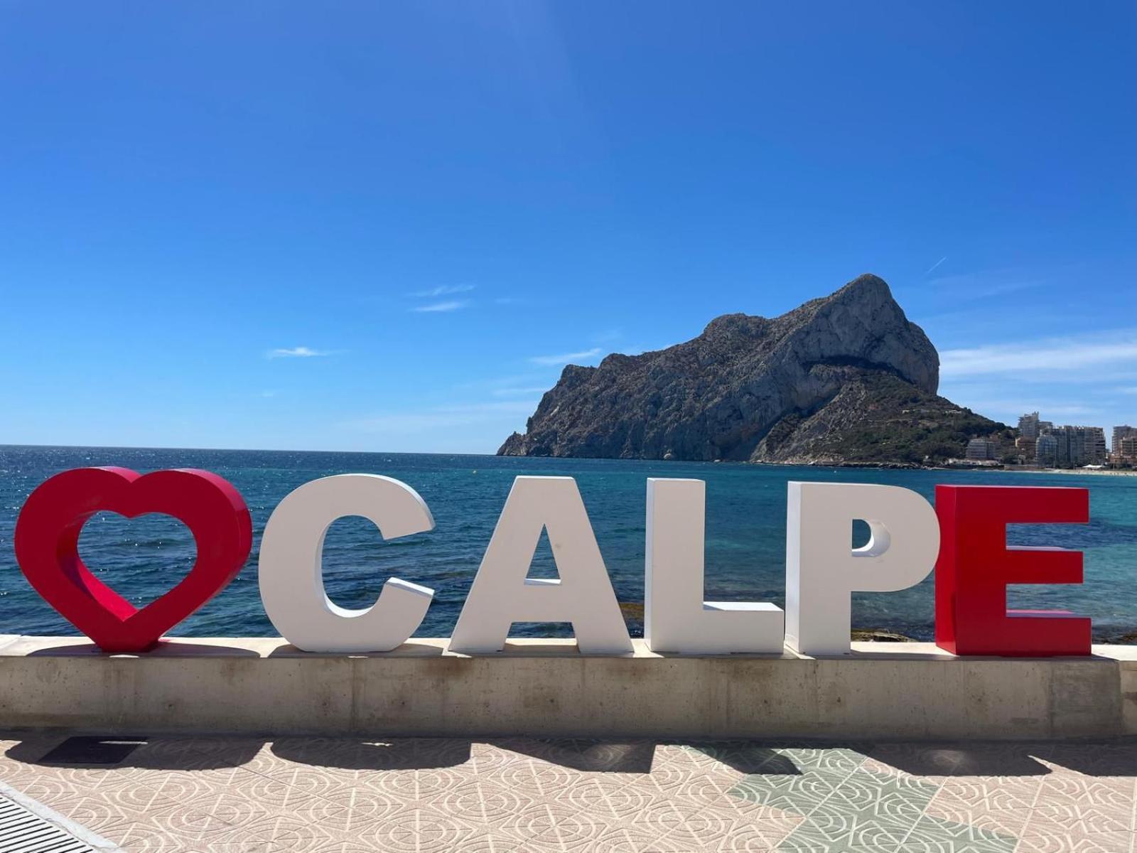 Eerstelijns Appartement Vive Cada Momento Zeezicht En Pal Aan De Boulevard En Strand Calpe, Toplocatie Ngoại thất bức ảnh